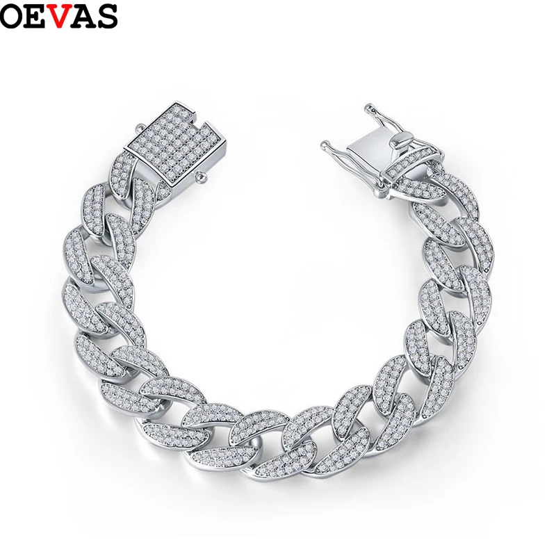 100% 925 Sterling Silver Round 1.5mm  High Carbon Diamond Keel Bracelet For Weme - £257.32 GBP