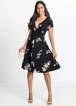 BP Flamenco Knotted Front Dress UK 22 PLUS Size (FM38-6) - £26.35 GBP