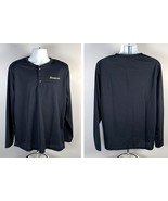 Snap-On Tools Henley Shirt Mens XL Polyester Navy Blue - $23.71