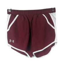 Womens Lined Running Shorts XS Maroon With Pockets - £13.94 GBP