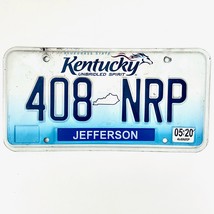 2020 United States Kentucky Jefferson County Passenger License Plate 408 NRP - $16.82