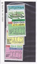 25th Anniversary LEYTE LANDING 1944-1969 Philipines 3 Stamps - £1.56 GBP