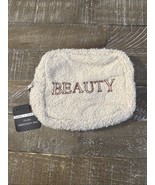 Sassy + Chic Plush Embroidery Bag Beige - $16.27 CAD