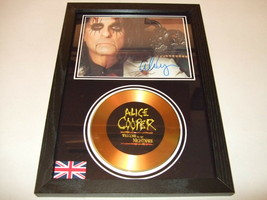 Alice Cooper Signed Gold Cd Disc 44 - £11.93 GBP