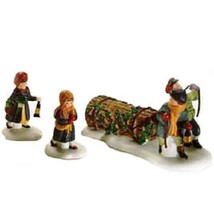 Department 56 Bringing Home The Yule Log Dickens Village - £39.41 GBP