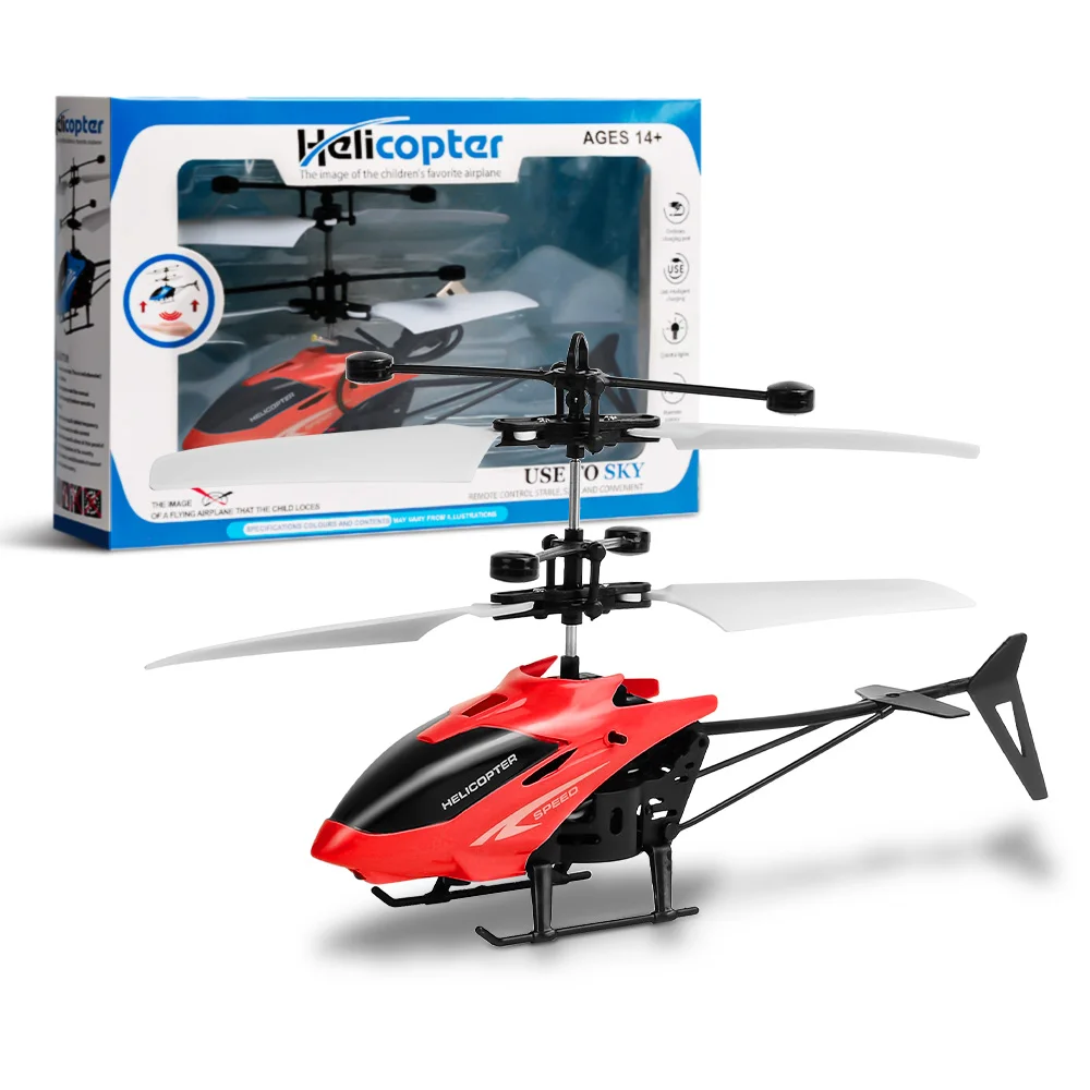 Mini Induction RC Helicopter Infrared Suspension Aircraft 2CH Fall Resistant  - £12.26 GBP+
