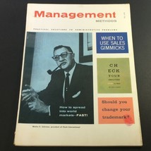 VTG Business Management Magazine May 1961 - Walter E. Schimer of Clark Int. - £11.17 GBP