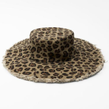 Zara Bnwt 2024. Camel Animal Print Bucket Hat. 3920/201 - £39.77 GBP