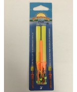 SUMMER ICE ROD N BOBBS SI3Y 3&quot; Yellow 2 Pk 2 Bases &amp; Refills-RARE-SHIP N... - $13.09 CAD