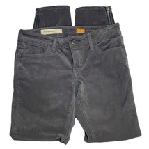 Anthropologie Pilcro Jeans Corduroy Gray Straight Leg 5 Pocket Womens Size 25 - £21.91 GBP