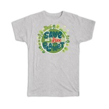 Eco Save Love Your Planet Kraft Paper : Gift T-Shirt Ecological Green Trees Natu - £14.08 GBP