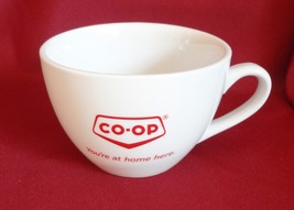 Co-op You&#39;re At Home Here 10 oz White Red Coffee Cup Mug - £1.55 GBP
