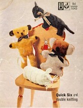 Vintage knitting pattern to make adorable toys Bellmans 1043 PDF - £2.36 GBP