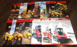 19-lot 2000&#39;s-2010&#39;s skid-loader brochures in nice shape used - $9.89