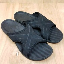 Powerstep Womens Slides Black 8150-1006 Casual Sport Sandals Size 8 M - £57.06 GBP