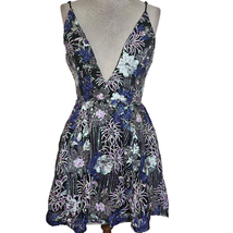 Sequined Sleeveless Mini Dress Size Medium - £35.80 GBP