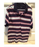  Navy Blue Striped Shirt Size Large By Footaction - £19.53 GBP