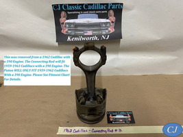 Oem 62 Cadillac 390 Engine Connecting Rod With Piston #2 - £71.20 GBP