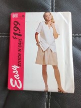 McCalls Pattern 6491 Sizes 18-24 Easy Misses Top Split-Skirt Uncut 1993 - £8.92 GBP