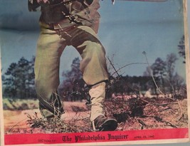 The Philadelphia Enquirer Sunday Magazine April 23rd 1942 Army Edition - £69.11 GBP