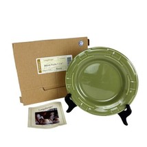 NEW Longaberger Woven Traditions Sage Green Bread Butter Plate 7 1/4&quot; - $39.60