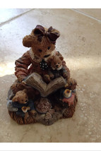 Storytime moma teddy bear and cubs ceramic figurine sculpture - £29.22 GBP