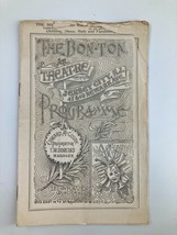 1896 The Bon-Ton Theatre Programme Just Tell Them That You Saw Me - £22.75 GBP