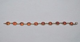 Smithsonian Gold Vermeil over Silver &amp; Honey Baltic Amber Bracelet (JT1) - £35.96 GBP