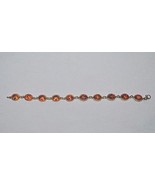 Smithsonian Gold Vermeil over Silver &amp; Honey Baltic Amber Bracelet (JT1) - €38,79 EUR