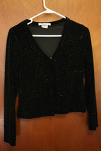 LaBelle Black Sparkle Cover Up - Size Juniors Medium - £8.96 GBP