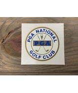 Vintage ‘60s PGA National Golf Club Window Cling Round 2.5” American Dec... - $12.82