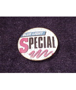 Blue Light Special Power Promotional Pinback Button, Pin - £4.38 GBP