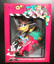 Matrix Christmas Ornament 1996 Looney Tunes Daffy Duck in Reindeer Antlers Boxed - £5.50 GBP