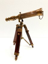 Victorian Marine Old Antique Telescope 10&quot; Maritime Nautical Brass Spyglass - £96.42 GBP