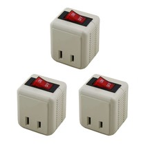 2 Prong Ac Power Wall Plug On/Off Switch Tap Adapter Etl Certified, Pack... - $23.99