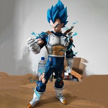 BIG figurine de dessin animé Dragon Ball Z GK Super Saiyan végéta Blue 4... - £81.21 GBP