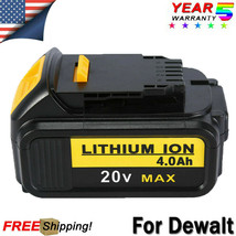 For Dewalt Dcb200 20V 20 Volt Max Xr 4.0Ah Lithium Ion Battery Dcb204-2 Dcb206 - £29.25 GBP