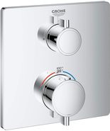 Grohe 24111000 Grohtherm Dual Function Thermostatic Trim - Starlight Chrome - £224.28 GBP