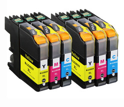 6P XL Color Ink fits Brother LC203 LC201 MFC-J680DW MFC-J885DW MFC-J4420DW - £18.84 GBP