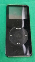 iPod Nano 1st Gen 1GB Black And Chrome Untested Parts - $9.67