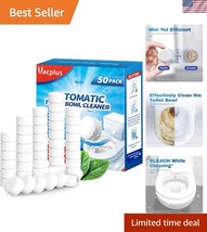 Powerful Bleach Toilet Bowl Cleaner Tablets - 50 Pack for Lasting Freshness - $44.50
