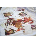  Lot of Loose Collectible Recipe Cards and Pages - £15.79 GBP