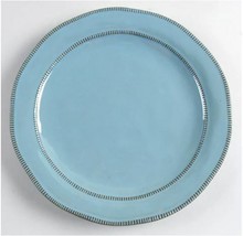 Laurie Gates Valencia Teal Individual 11&quot; Dinner Plate Terra Cotta Back  Active  - $39.59