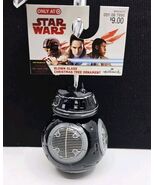 Hallmark Disney Star Wars Last Jedi BB-9E Droid Black Glass Christmas Or... - €12,02 EUR