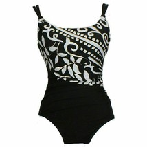 MIRACLESUIT Black White Hamden Mixed Up Underwire Swimsuit 8 - £71.95 GBP