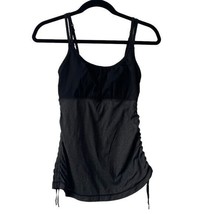 Lululemon Hot &#39;N Sweaty Tank Black Gray Size 6 Workout Activewear - $14.49