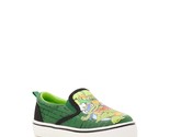 Teenage Mutant Ninja Turtles Boys Size 7 Canvas Graphic Slip On Shoes NW... - $9.84