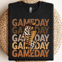 Game Day Football Stacked PNG, Football Lightning Bolt PNG, Leopard Foot... - $2.50