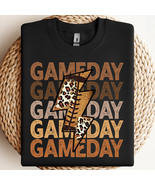 Game Day Football Stacked PNG, Football Lightning Bolt PNG, Leopard Foot... - $3.43 CAD