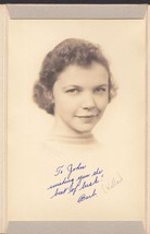 Barbara Willard Cabinet Photo Portland, Maine - High School Graduation (1937) - £13.80 GBP